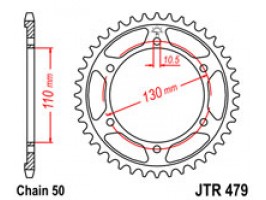 Звезда задняя JTR479.46 